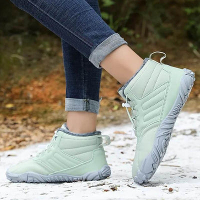 Hoge vetersneakers voor heren met een warme en stijlvolle uitstraling