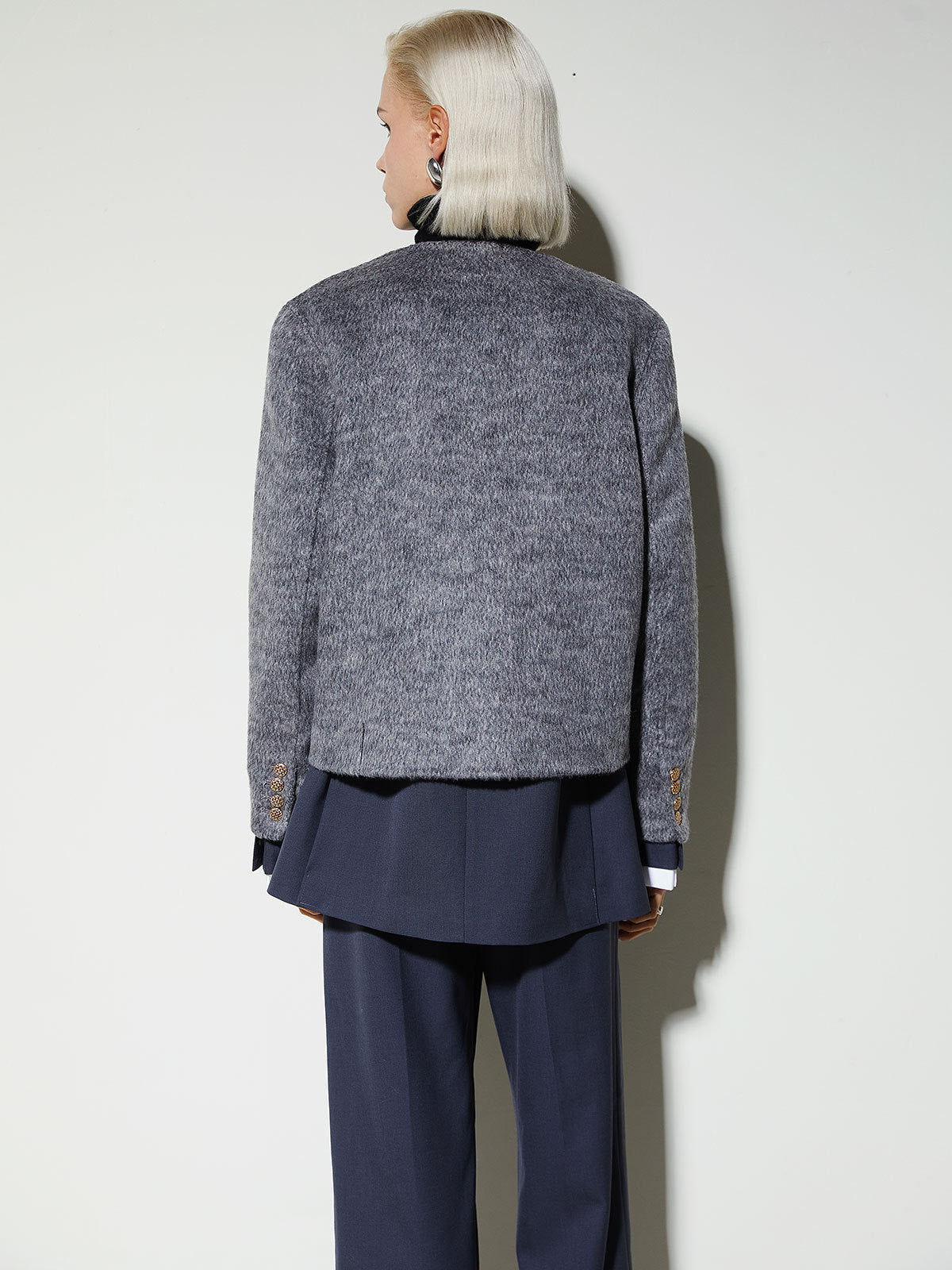 Dames Top met Ronde Hals, Modieus en Comfortabel