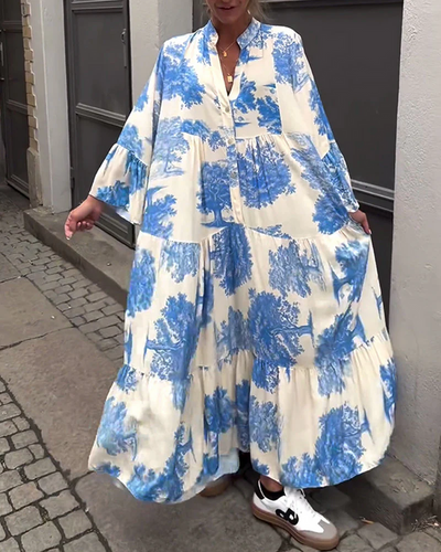 Lange elegante damesjurk met tijdloos ontwerp voor bijzondere gelegenheden