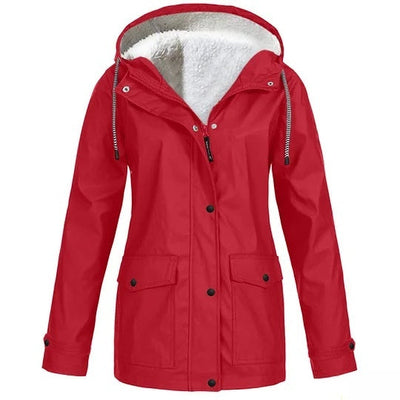 Hoodie voor Buitensporten, Winterjas met Kap voor Bergbeklimmen