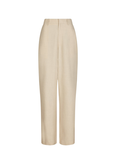 Elegante damesbroek met hoge taille en rechte pijpen voor een tijdloze look