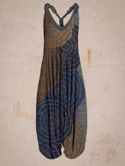 Luchtige dames jumpsuit in boho stijl voor een zomerse en ontspannen uitstraling