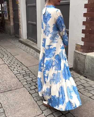 Lange elegante damesjurk met tijdloos ontwerp voor bijzondere gelegenheden