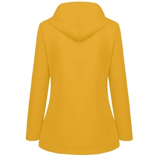 Hoodie voor Buitensporten, Winterjas met Kap voor Bergbeklimmen