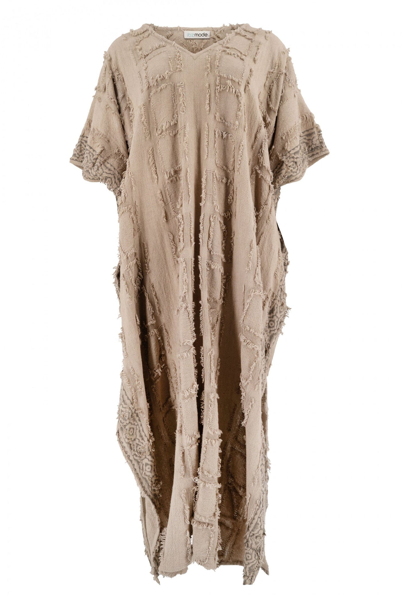 Lange zomerse kaftan met wijde pasvorm en stijlvolle uitstraling