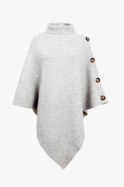 Stijlvolle Coltrui Poncho met Knoopdetails - Comfort en Mode