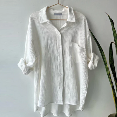 Susie - Dames Tweedelig Overhemd Met Lange Mouwen Casual Suit