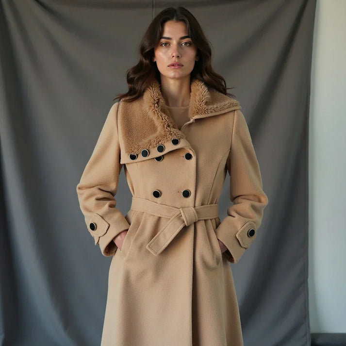 Warme dames winterjas voor stijl en comfort