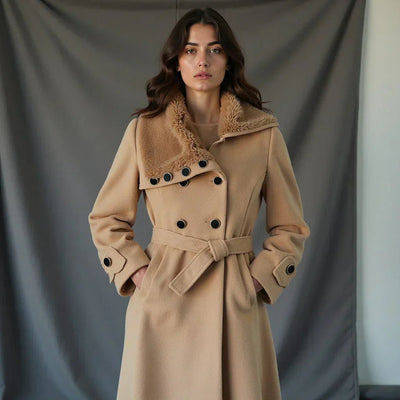 Warme dames winterjas voor stijl en comfort