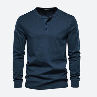 Casual heren overhemd met lange mouwen en tijdloos ontwerp