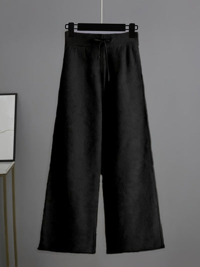 Stijlvolle dames set met trui en wijde broek