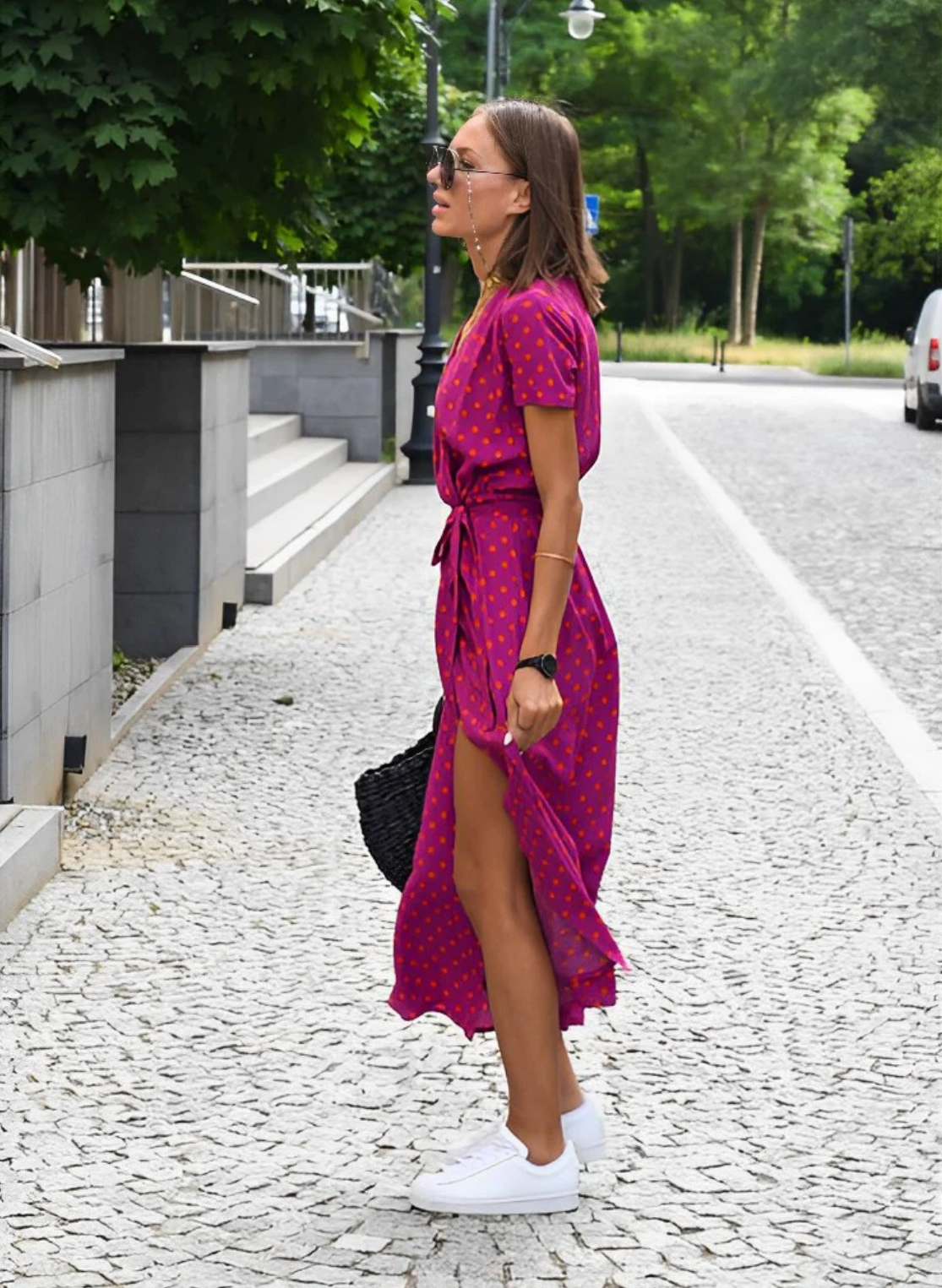 Anna - Jurk met bloemenprint lente/zomer