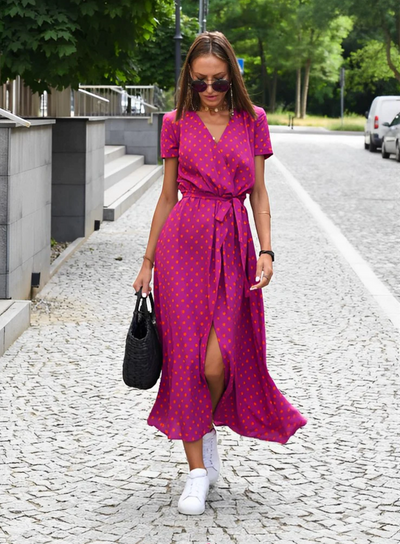 Anna - Jurk met bloemenprint lente/zomer