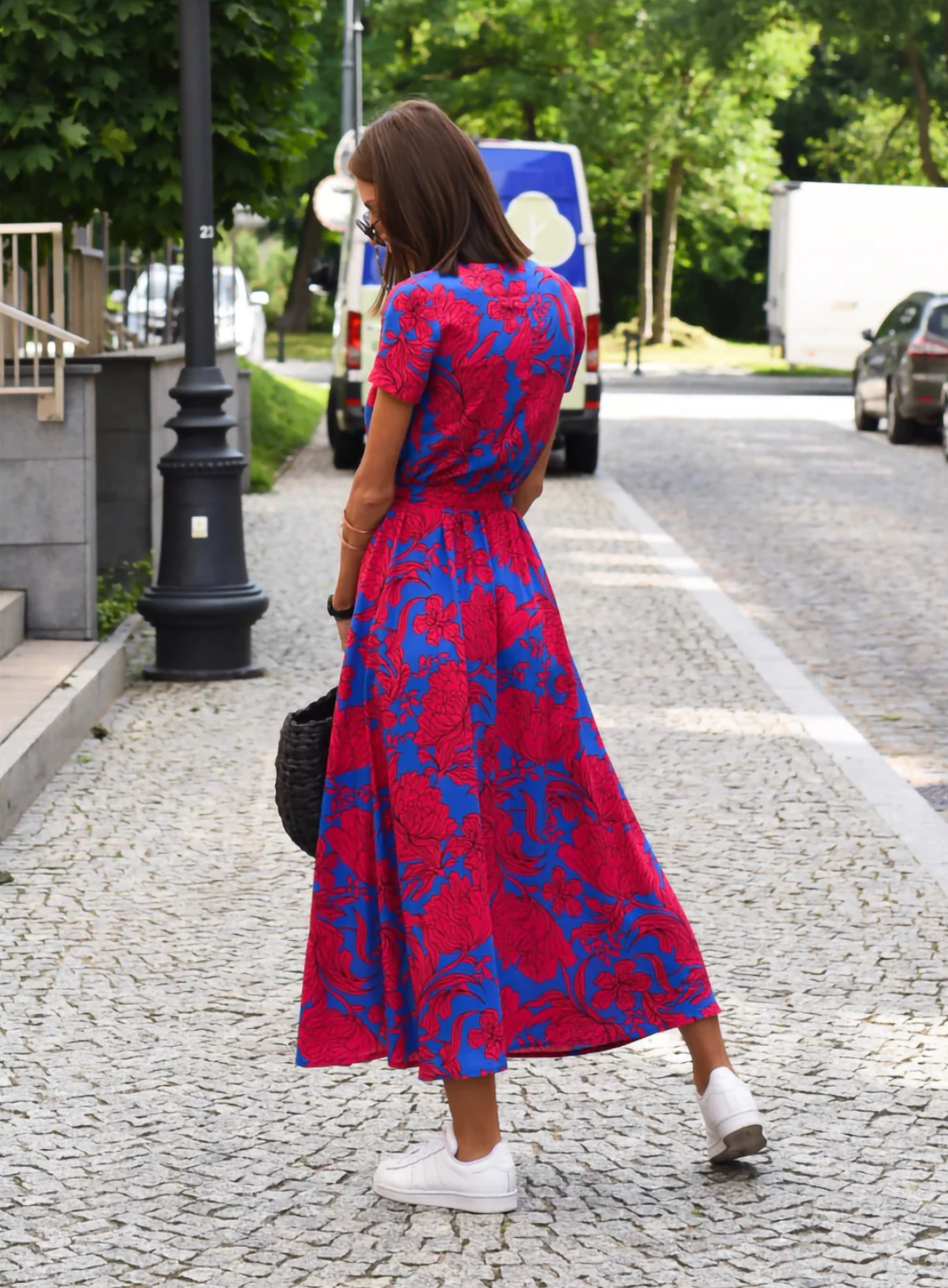 Anna - Jurk met bloemenprint lente/zomer