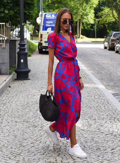 Anna - Jurk met bloemenprint lente/zomer