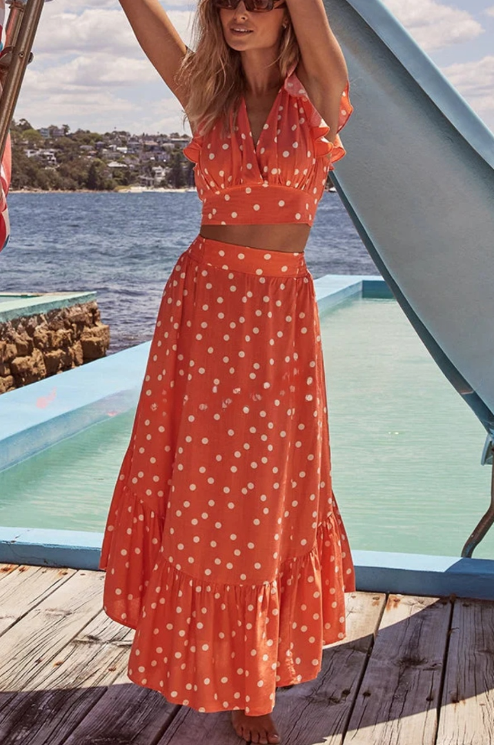 Poka polka dot pak van "Day on The Beach"