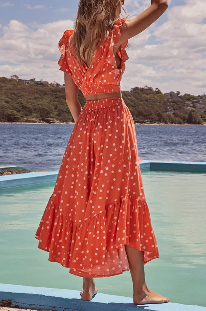 Poka polka dot pak van "Day on The Beach"
