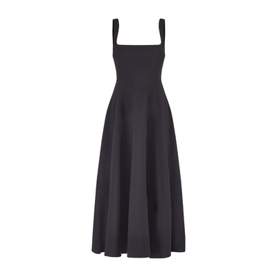 Elegante midi jurk voor dames met tijdloos en verfijnd ontwerp