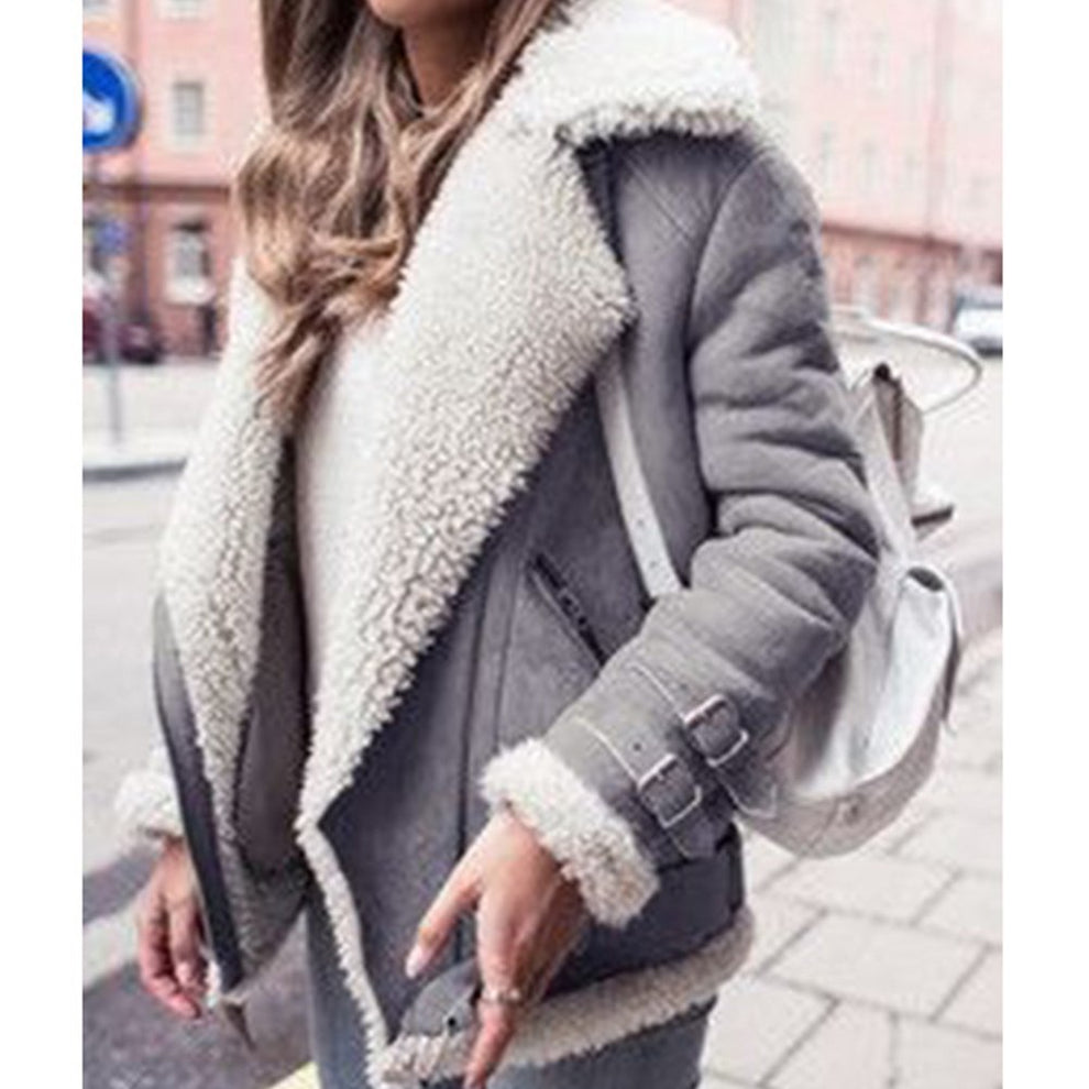 Warme dames winterjas met stijlvol ontwerp