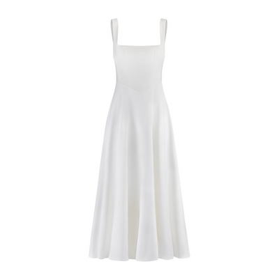 Elegante midi jurk voor dames met tijdloos en verfijnd ontwerp