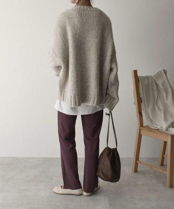 Comfortabele oversized trui met een zacht silhouet en zakken