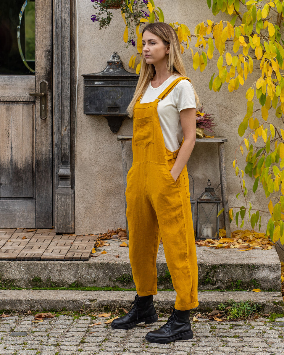 Casual dames jumpsuit met rechte pasvorm en verstelbare bandjes