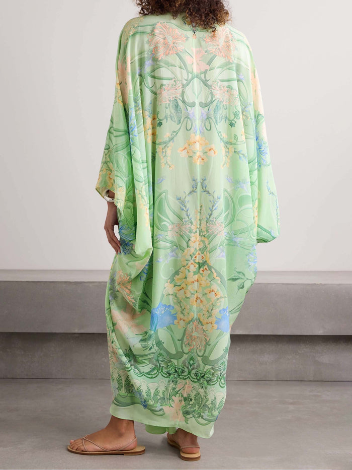 Midi damesjurk met bloemenprint en losse pasvorm voor een luchtige look