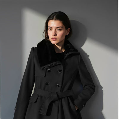 Warme dames winterjas voor stijl en comfort