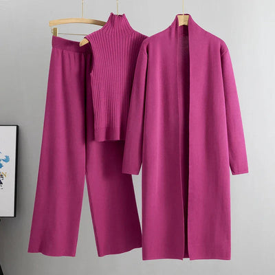 Een set van drie klassieke outfits: zelfvertrouwen en stijl in elke look