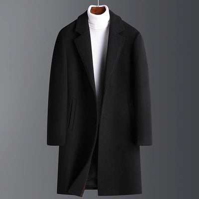 Elegante knielange herenjas