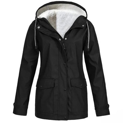 Hoodie voor Buitensporten, Winterjas met Kap voor Bergbeklimmen