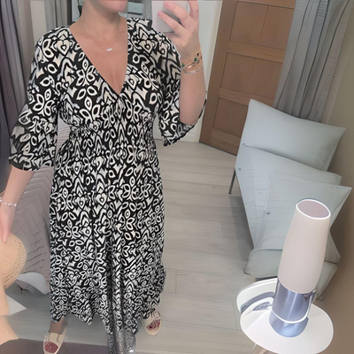 Bohemian zomerjurk met casual en stijlvolle uitstraling