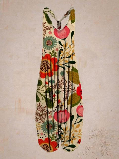 Luchtige dames jumpsuit in boho stijl voor een zomerse en ontspannen uitstraling