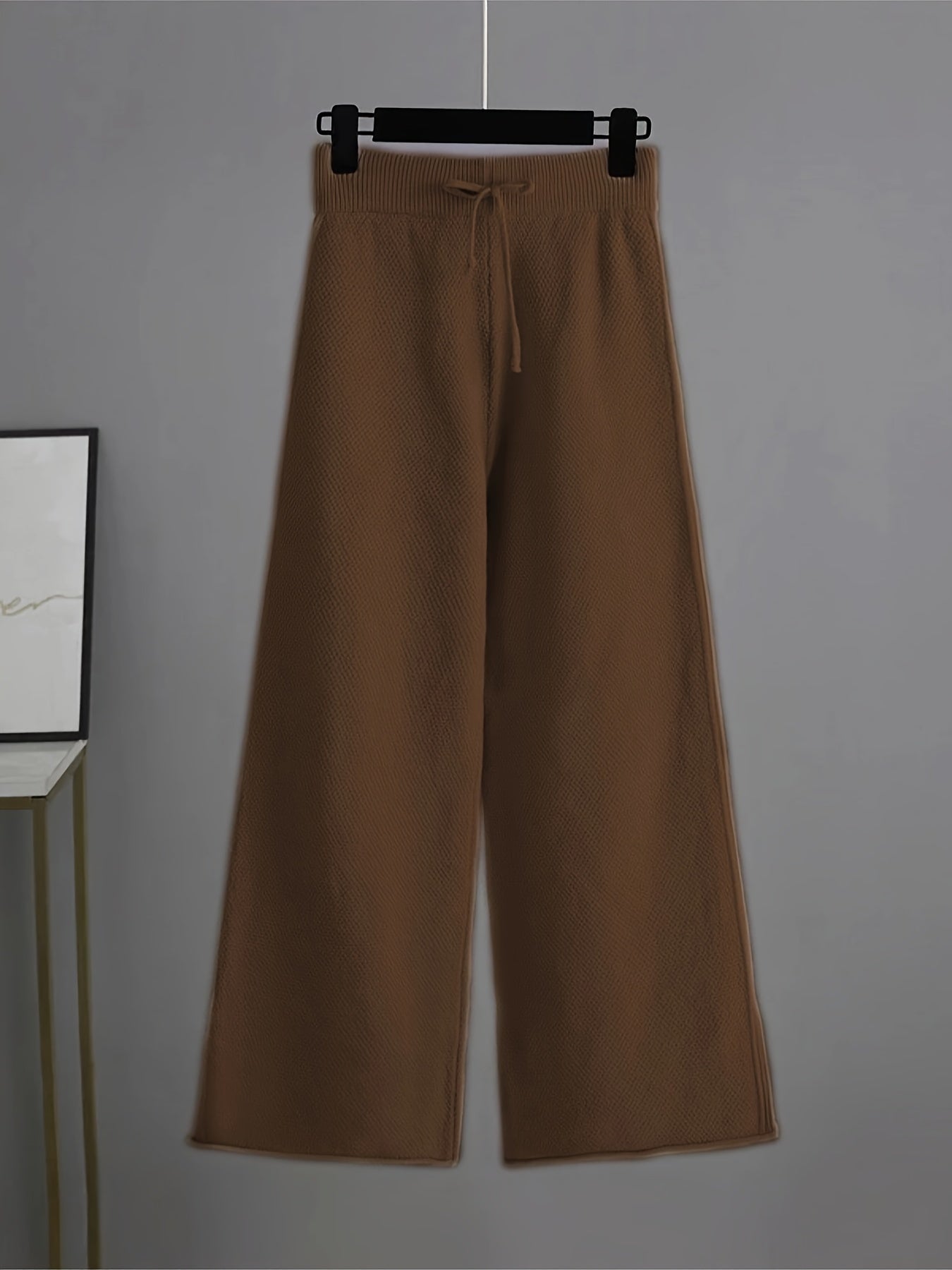 Stijlvolle dames set met trui en wijde broek