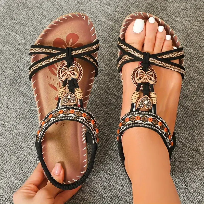 Zomerse sandalen met een casual en comfortabele uitstraling