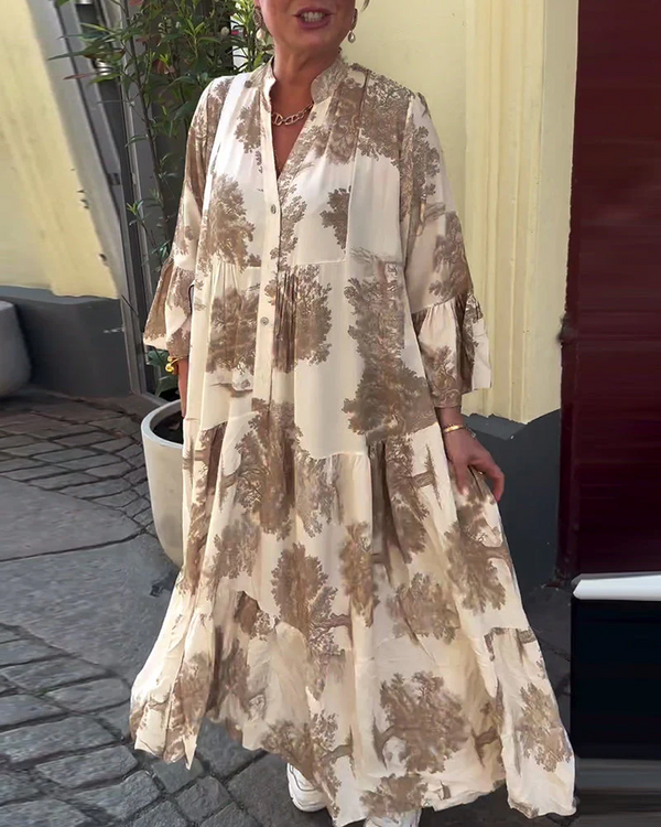 Lange elegante damesjurk met tijdloos ontwerp voor bijzondere gelegenheden