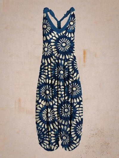 Luchtige dames jumpsuit in boho stijl voor een zomerse en ontspannen uitstraling