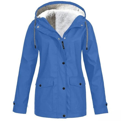 Hoodie voor Buitensporten, Winterjas met Kap voor Bergbeklimmen
