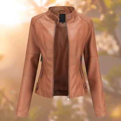 Anora - Het Elegante en Unieke Leren Jack