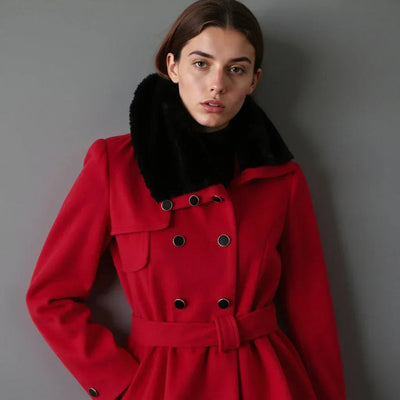 Warme dames winterjas voor stijl en comfort