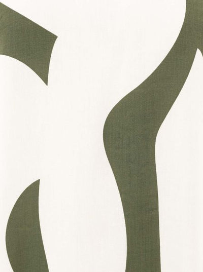 Stijlvolle midi jurk met korte mouwen en abstract patroon