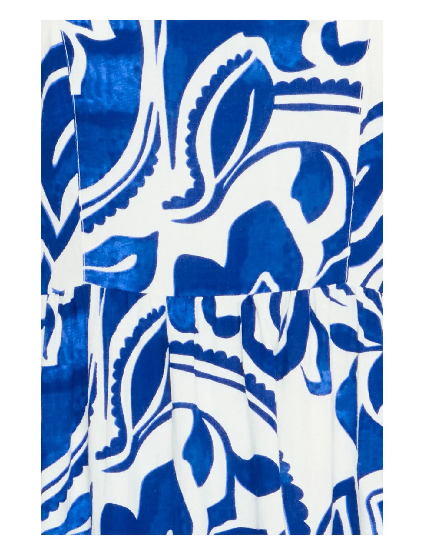 Trendy casual midi jurk met print en smalle bandjes