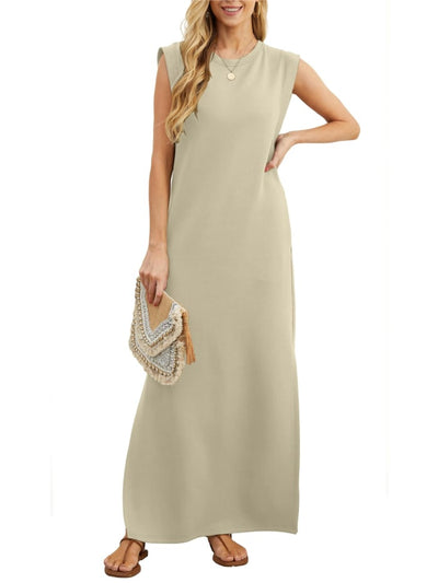 Charlotte - Casual losse, kreukvrije jurk met split