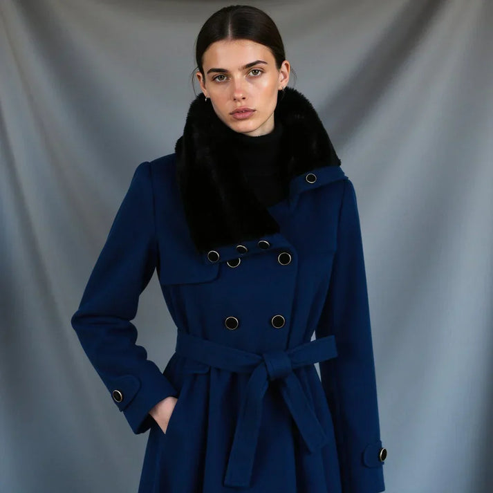 Warme dames winterjas voor stijl en comfort