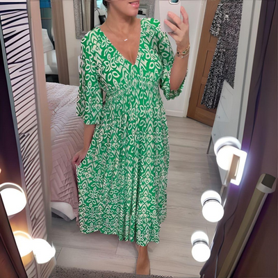 Bohemian zomerjurk met casual en stijlvolle uitstraling