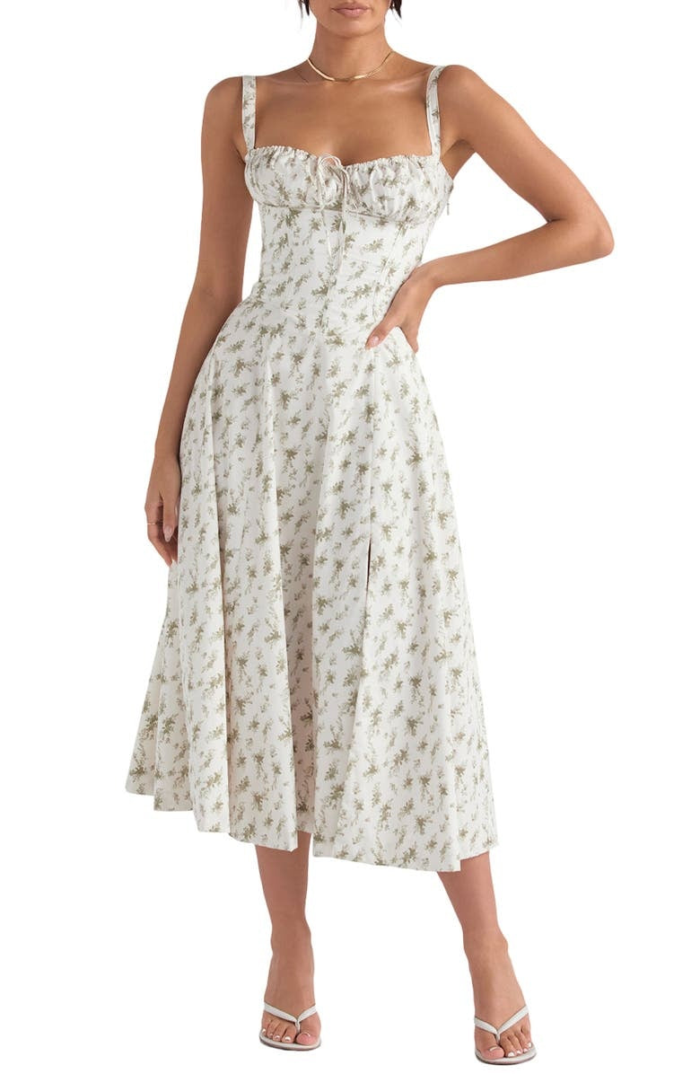 Estela Bloemenjurk met Gevormde Taille
