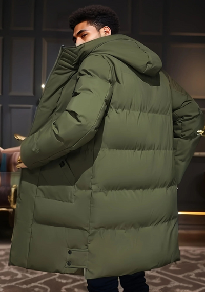 Moderne winterparka voor heren met stijlvol ontwerp