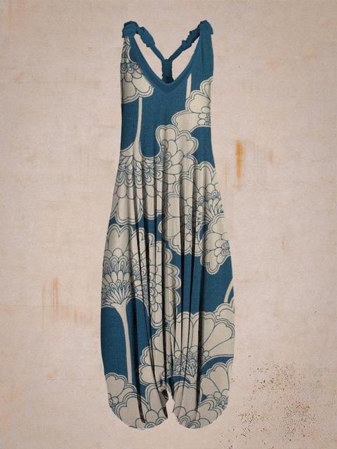 Luchtige dames jumpsuit in boho stijl voor een zomerse en ontspannen uitstraling