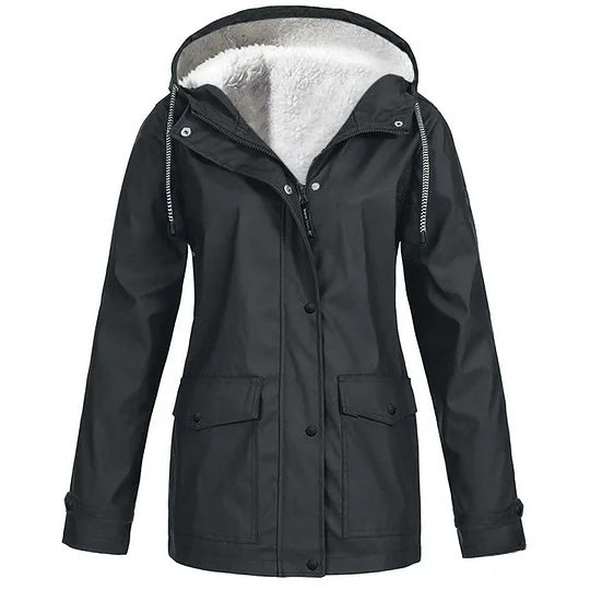 Hoodie voor Buitensporten, Winterjas met Kap voor Bergbeklimmen