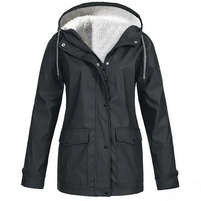 Hoodie voor Buitensporten, Winterjas met Kap voor Bergbeklimmen